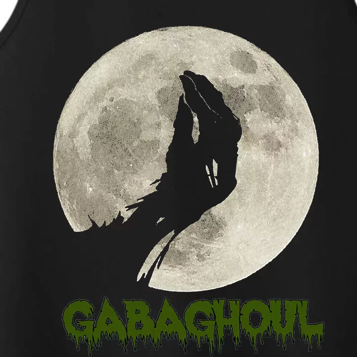 Gabaghoul Funny Hand Moon Halloween Performance Tank