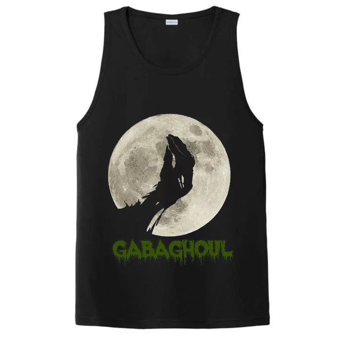 Gabaghoul Funny Hand Moon Halloween Performance Tank