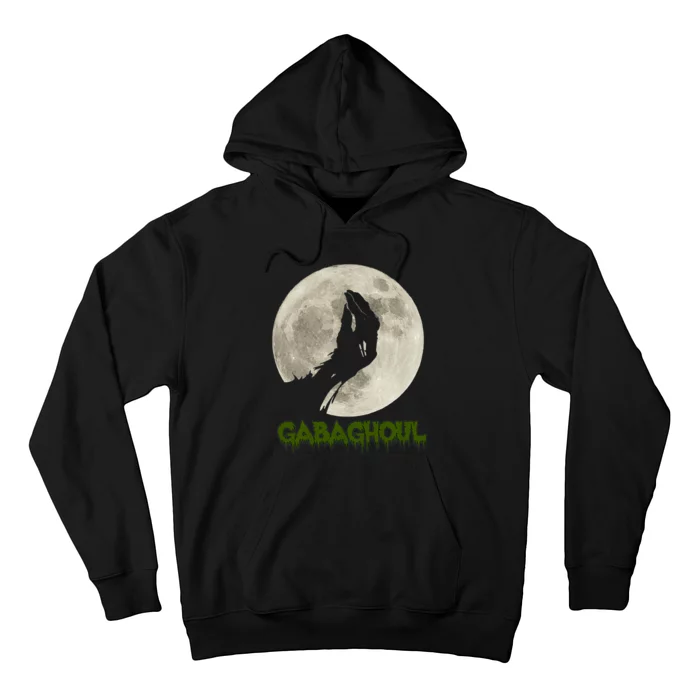 Gabaghoul Funny Hand Moon Halloween Hoodie