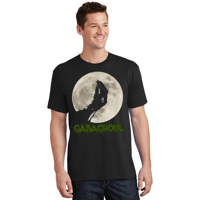 Gabaghoul Funny Hand Moon Halloween T-Shirt