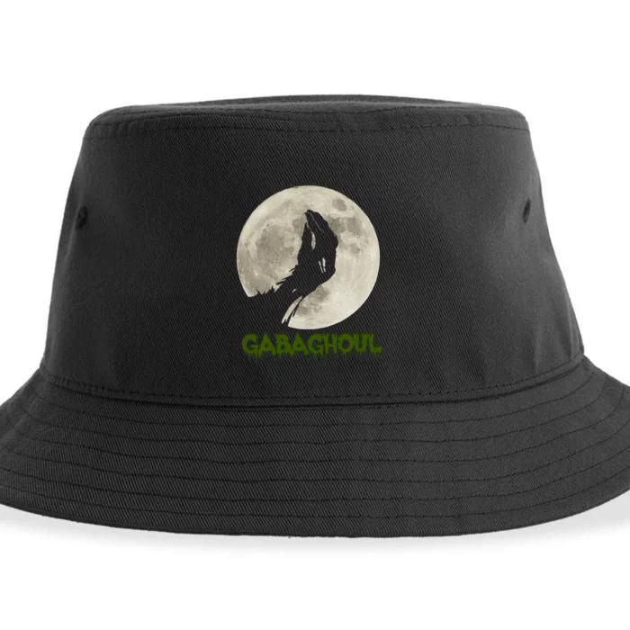 Gabaghoul Funny Hand Moon Halloween Sustainable Bucket Hat