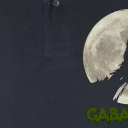 Gabaghoul Funny Hand Moon Halloween Softstyle Adult Sport Polo