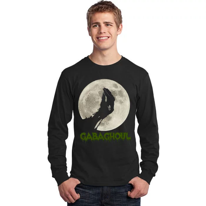 Gabaghoul Funny Hand Moon Halloween Tall Long Sleeve T-Shirt