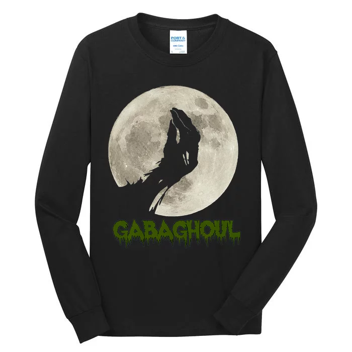 Gabaghoul Funny Hand Moon Halloween Tall Long Sleeve T-Shirt