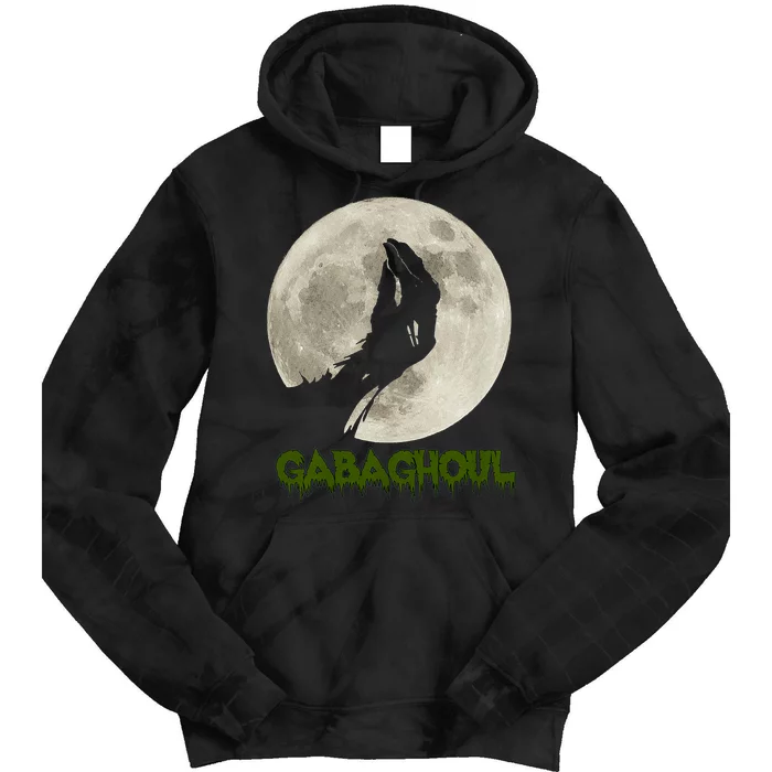 Gabaghoul Funny Hand Moon Halloween Tie Dye Hoodie