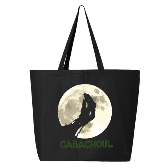 Gabaghoul Funny Hand Moon Halloween 25L Jumbo Tote