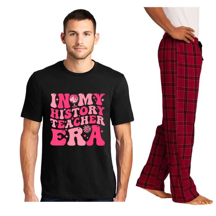 Groovy Funny History Teacher In My History Teacher Era Gift Pajama Set