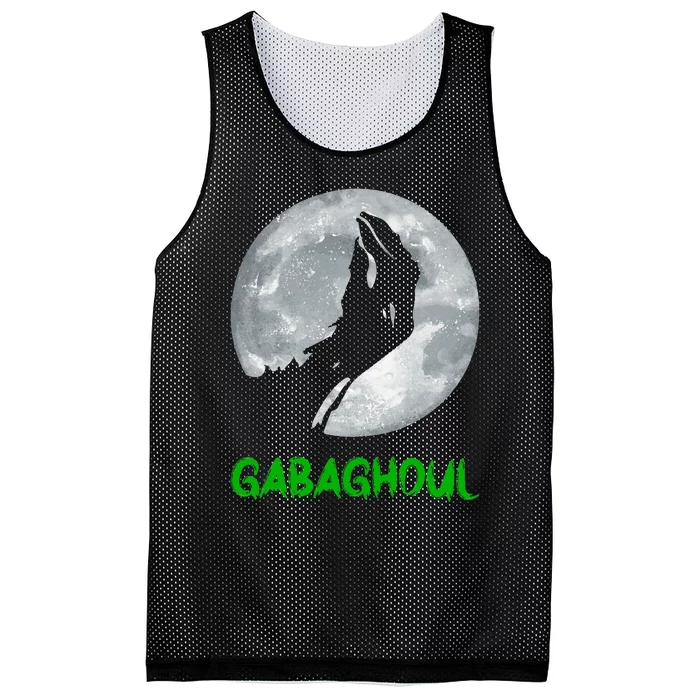 Gabaghoul Funny Hand Moon Halloween Mesh Reversible Basketball Jersey Tank