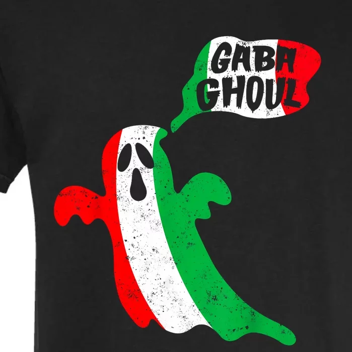 Gabaghoul Funny Haloween Italian Costume Gaba Ghoul Ghost Garment-Dyed Heavyweight T-Shirt