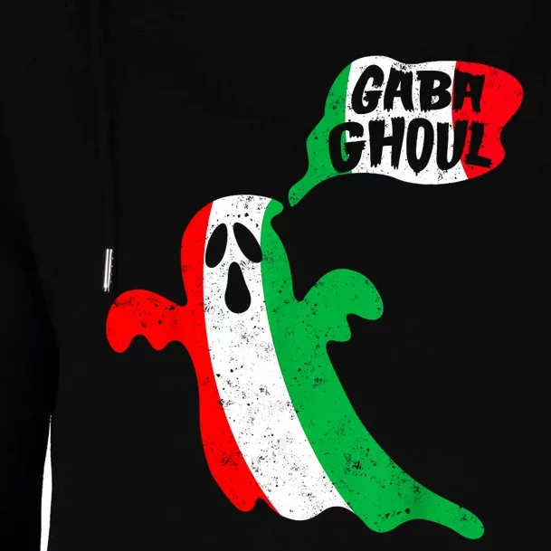 Gabaghoul Funny Haloween Italian Costume Gaba Ghoul Ghost Womens Funnel Neck Pullover Hood