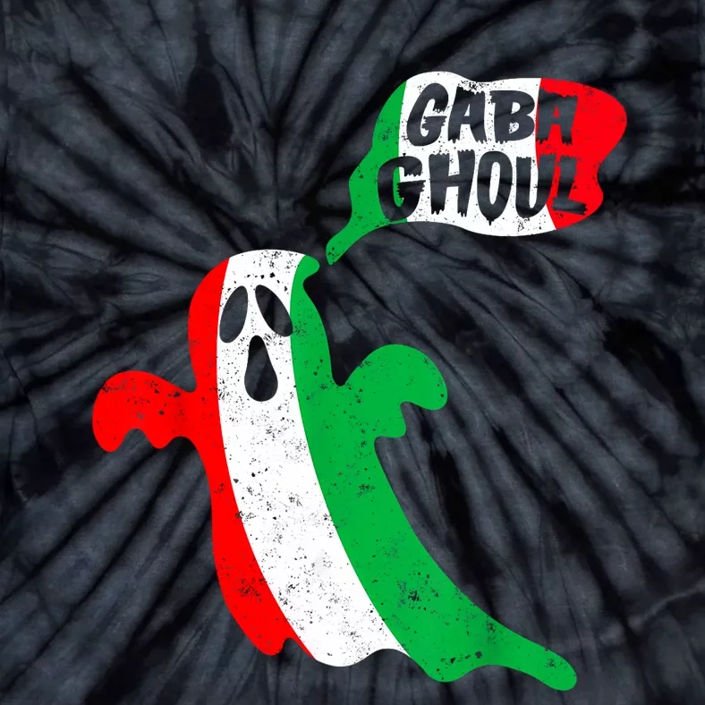 Gabaghoul Funny Haloween Italian Costume Gaba Ghoul Ghost Tie-Dye T-Shirt