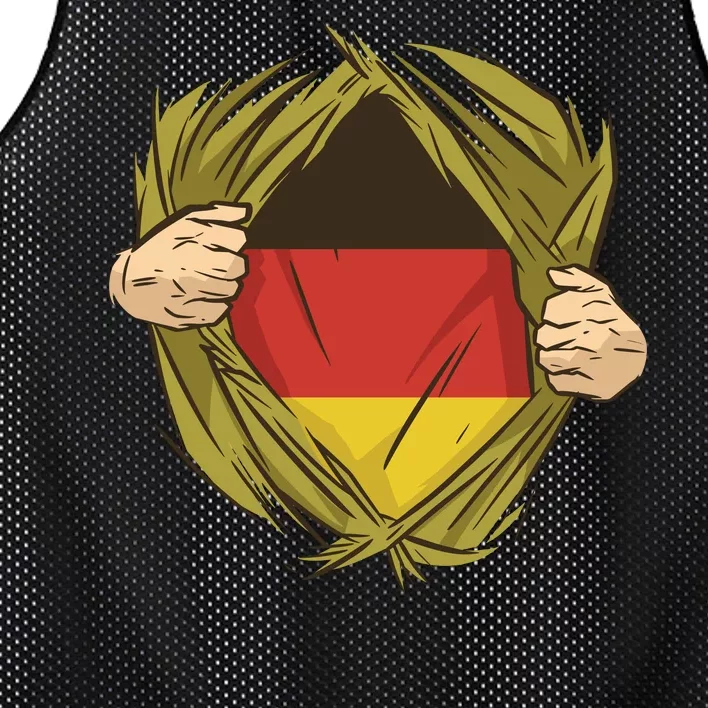 Germany Flag Hero Mesh Reversible Basketball Jersey Tank