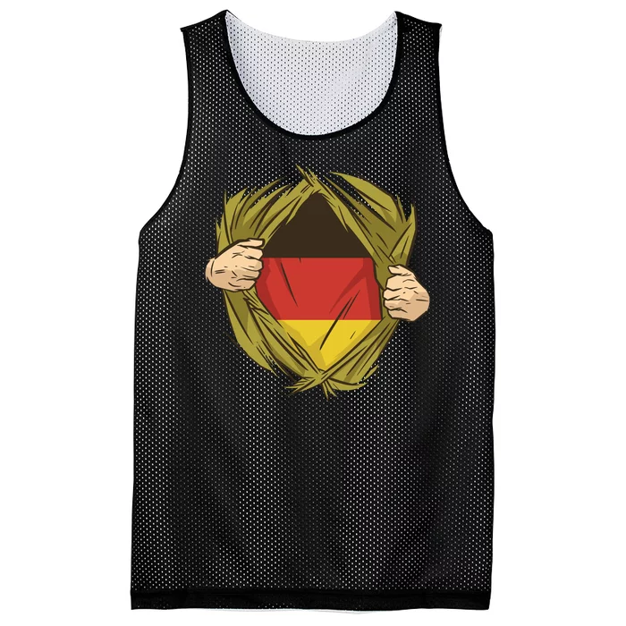 Germany Flag Hero Mesh Reversible Basketball Jersey Tank