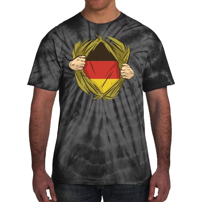 Germany Flag Hero Tie-Dye T-Shirt