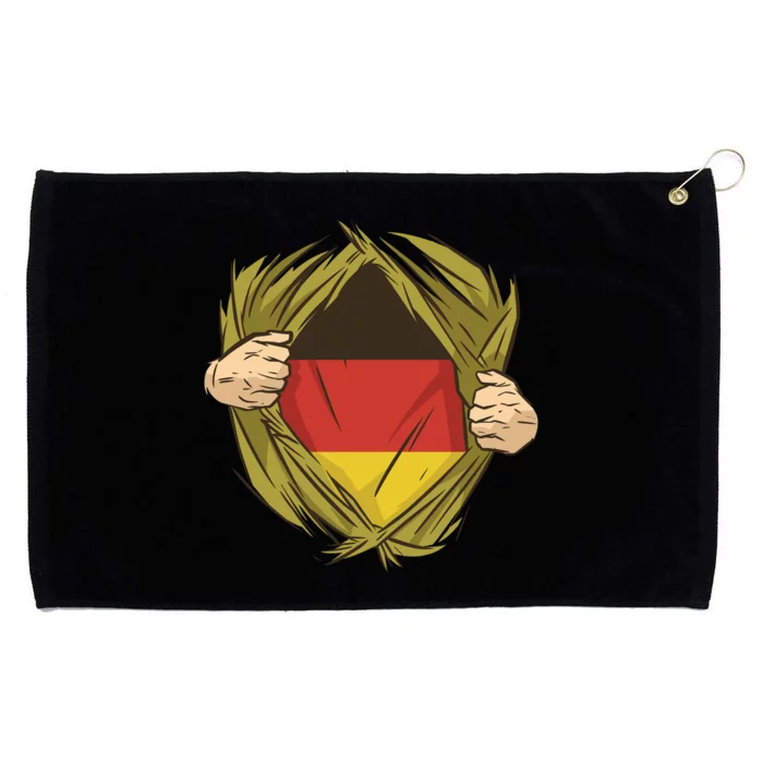 Germany Flag Hero Grommeted Golf Towel