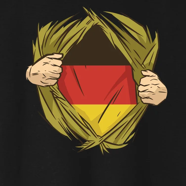 Germany Flag Hero Women's Crop Top Tee