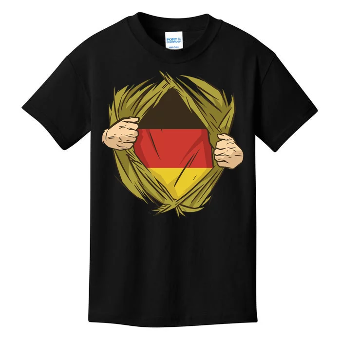 Germany Flag Hero Kids T-Shirt