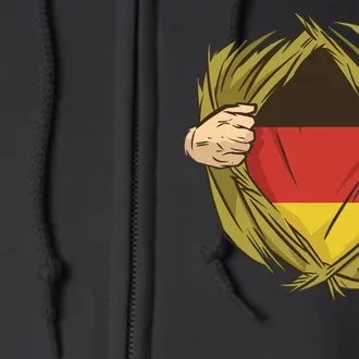 Germany Flag Hero Full Zip Hoodie