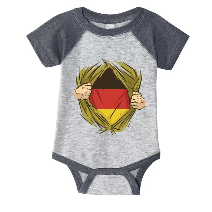 Germany Flag Hero Infant Baby Jersey Bodysuit