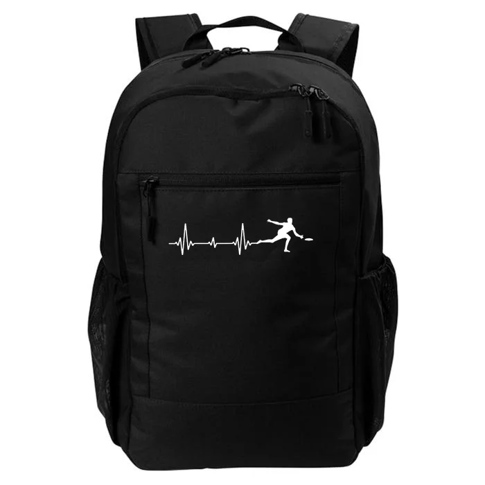 Great Frisbee Heartbeat Gift Ultimate Daily Commute Backpack