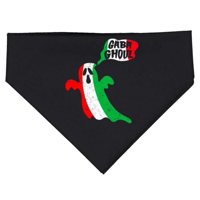 Gabaghoul Funny Haloween Italian Costume Gaba Ghoul Ghost USA-Made Doggie Bandana