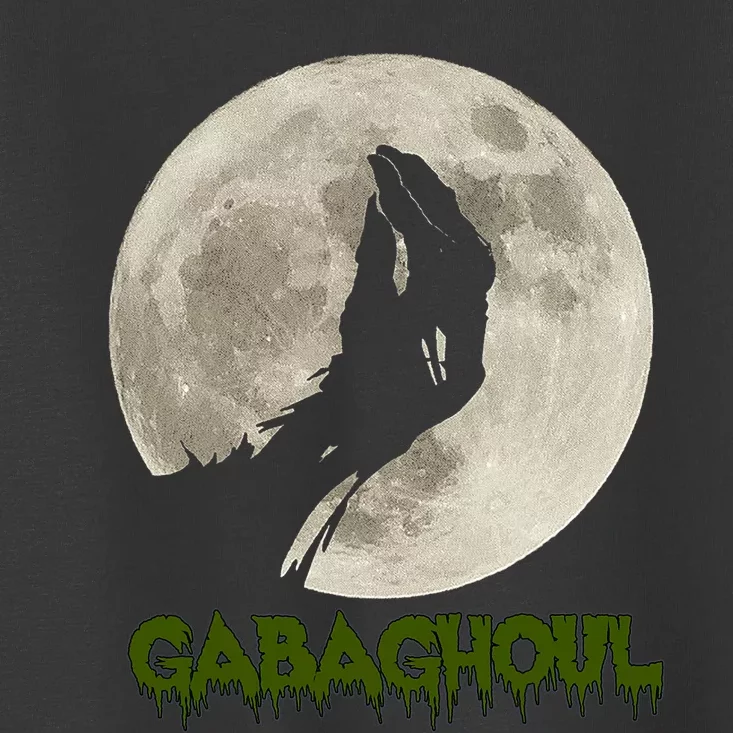 Gabaghoul Funny Hand Moon Halloween Toddler T-Shirt