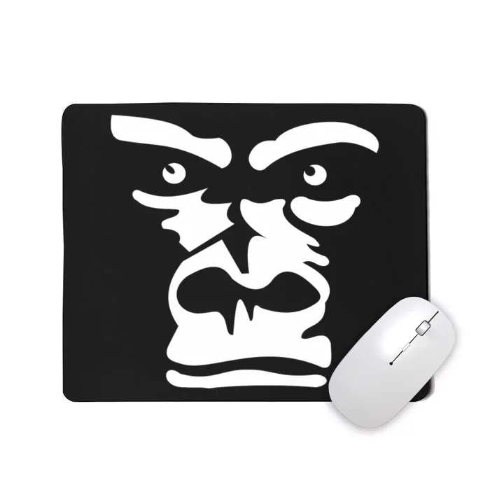 Gorilla Face Iconic Stylish Monkey Mousepad