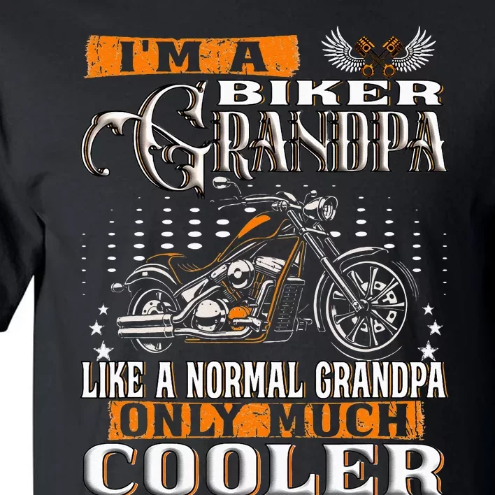 Gentlemen Funny Im A Biker Grandpa Saying Motorcycle Tall T-Shirt