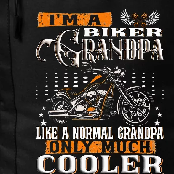 Gentlemen Funny Im A Biker Grandpa Saying Motorcycle Daily Commute Backpack