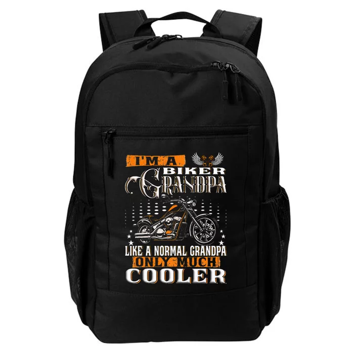 Gentlemen Funny Im A Biker Grandpa Saying Motorcycle Daily Commute Backpack