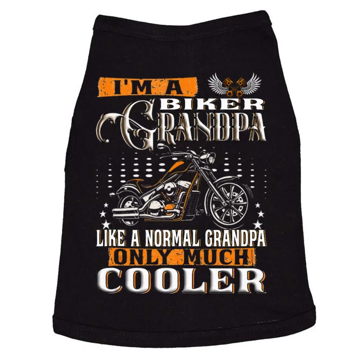 Gentlemen Funny Im A Biker Grandpa Saying Motorcycle Doggie Tank