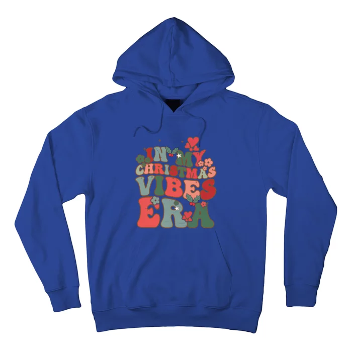 Groovy Flowers In My Christmas Vibes Era Gift Hoodie