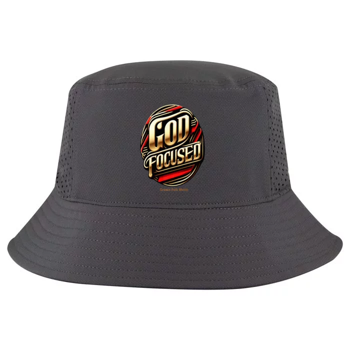 God Focused Inspirational Cool Comfort Performance Bucket Hat