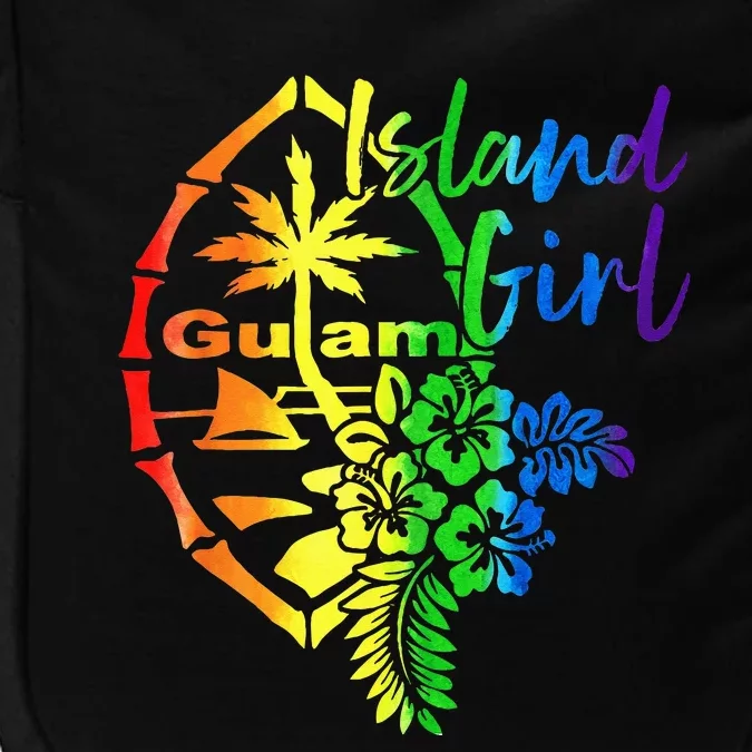 Guam Flower Island Guamanian Girl Impact Tech Backpack