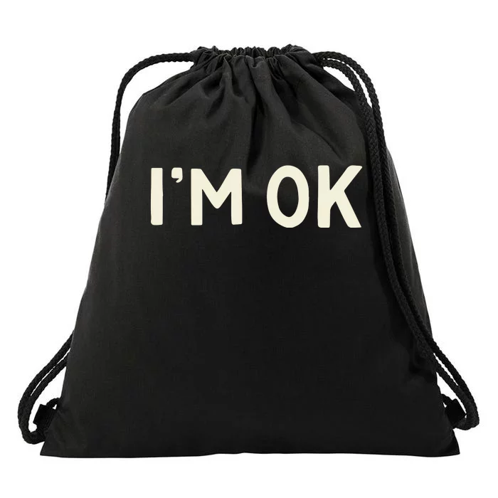 Got Funny IM Oklahoma Drawstring Bag