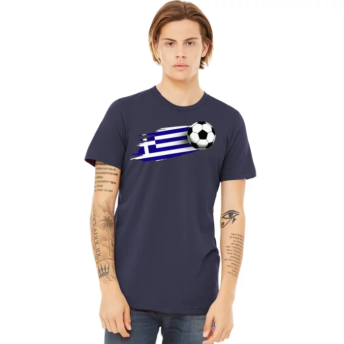 Greece Flag Jersey Greek Soccer Team Greek Premium T-Shirt