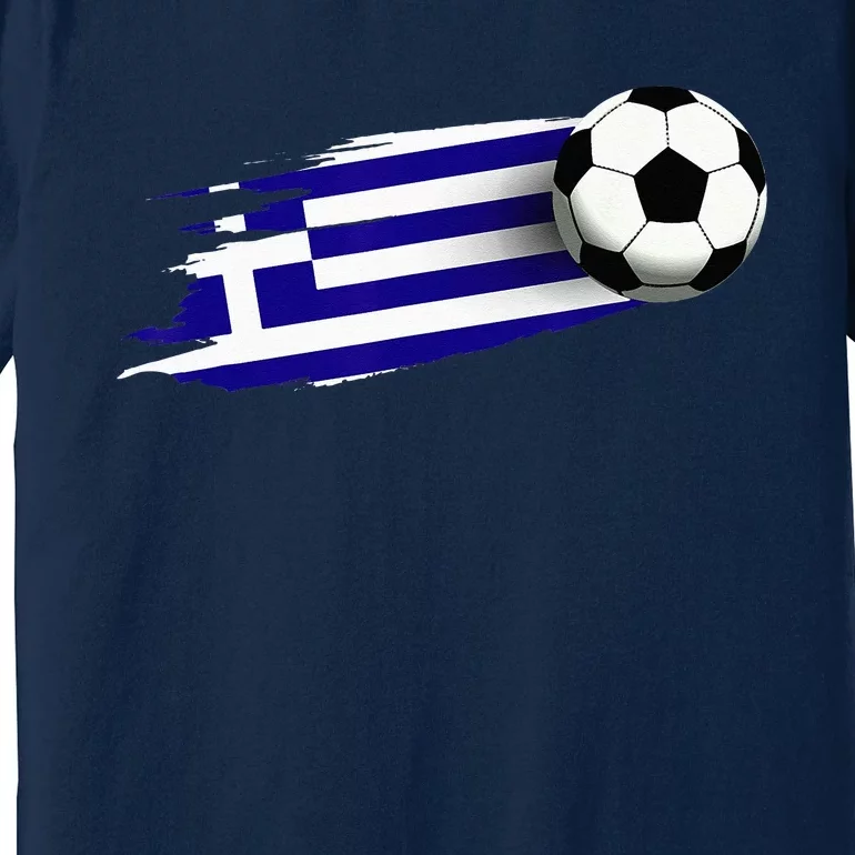 Greece Flag Jersey Greek Soccer Team Greek Premium T-Shirt