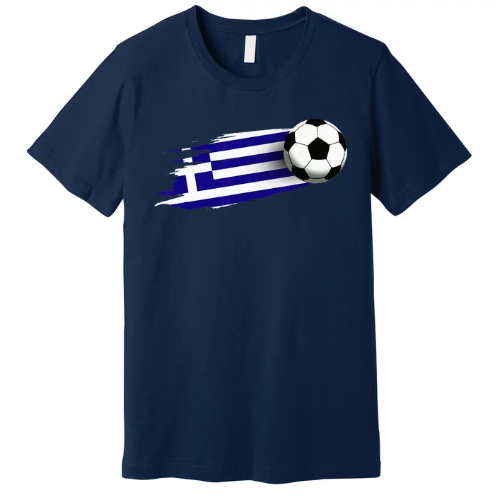 Greece Flag Jersey Greek Soccer Team Greek Premium T-Shirt