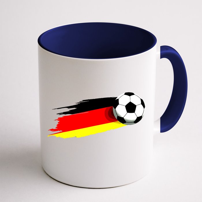 Germany Flag Jersey German Soccer Team German Front & Back Coffee Mug