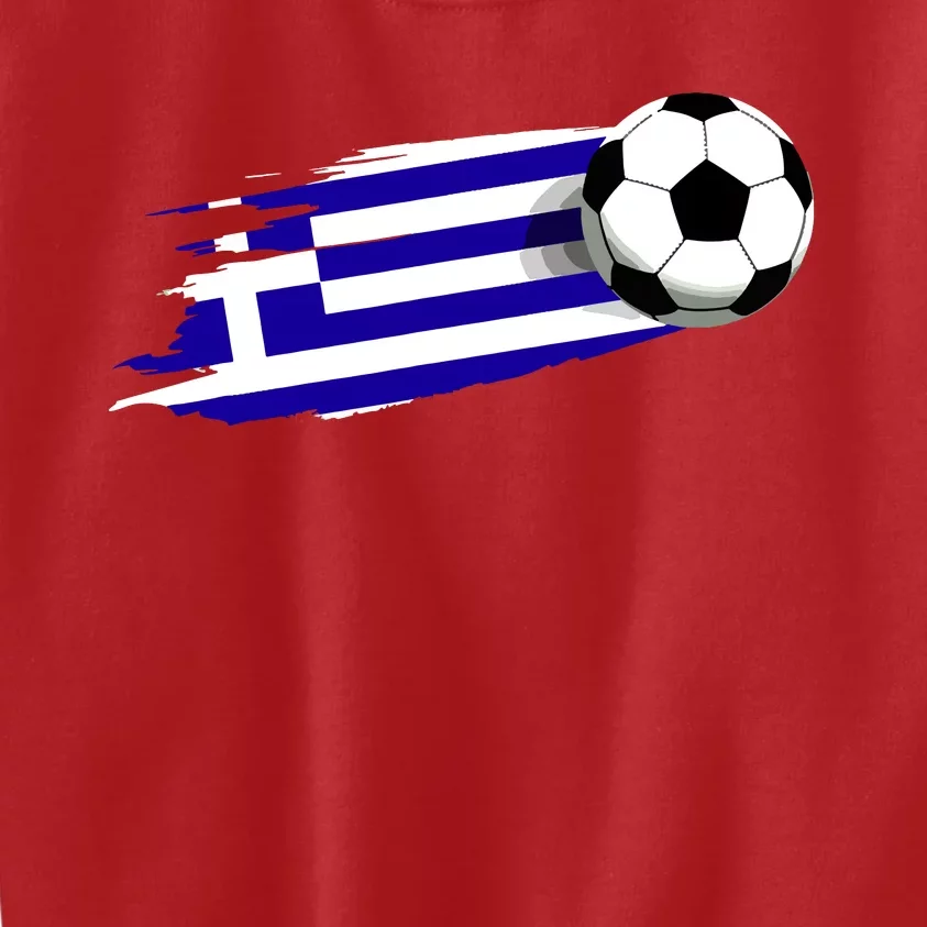 Greece Flag Jersey Greek Soccer Team Greek Kids Sweatshirt