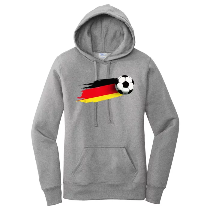 Germany Flag Jersey German Soccer Team German Women's Pullover Hoodie