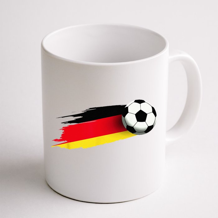 Germany Flag Jersey German Soccer Team German Front & Back Coffee Mug