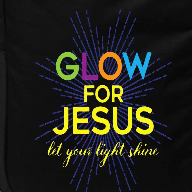 Glow For Jesus  Let Your Light Shine  Faith Apparel Impact Tech Backpack