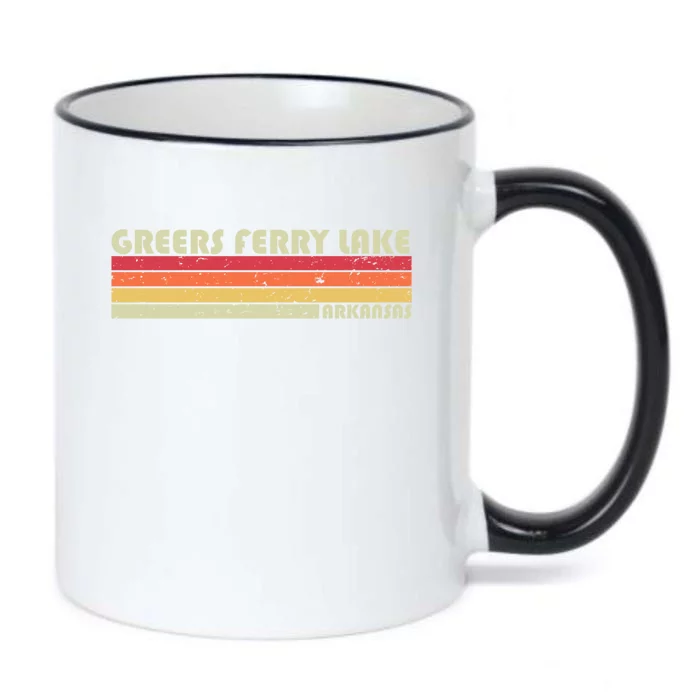 Greers Ferry Lake Arkansas Funny Fishing Camping Summer Gift Black Color Changing Mug