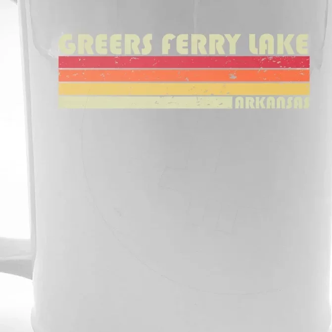 Greers Ferry Lake Arkansas Funny Fishing Camping Summer Gift Front & Back Beer Stein