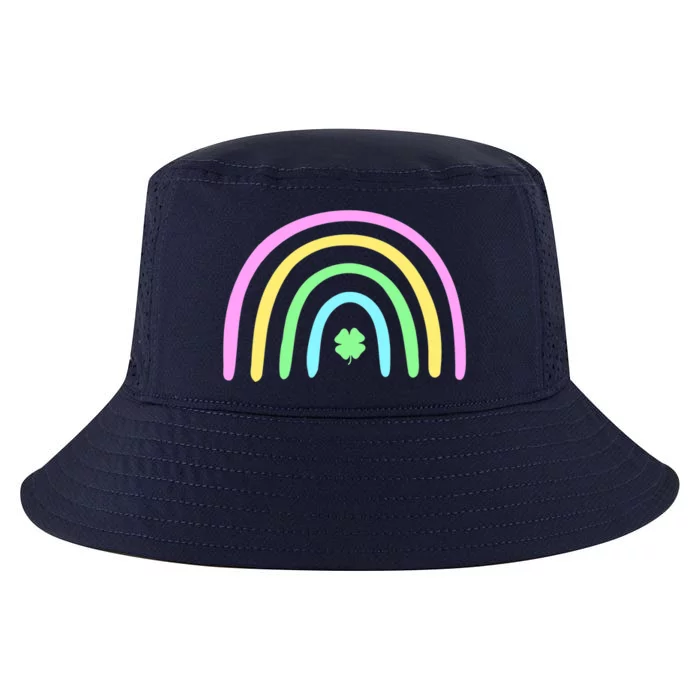 Green Four Leaf Clover Rainbow St Patrick's Day Cool Comfort Performance Bucket Hat