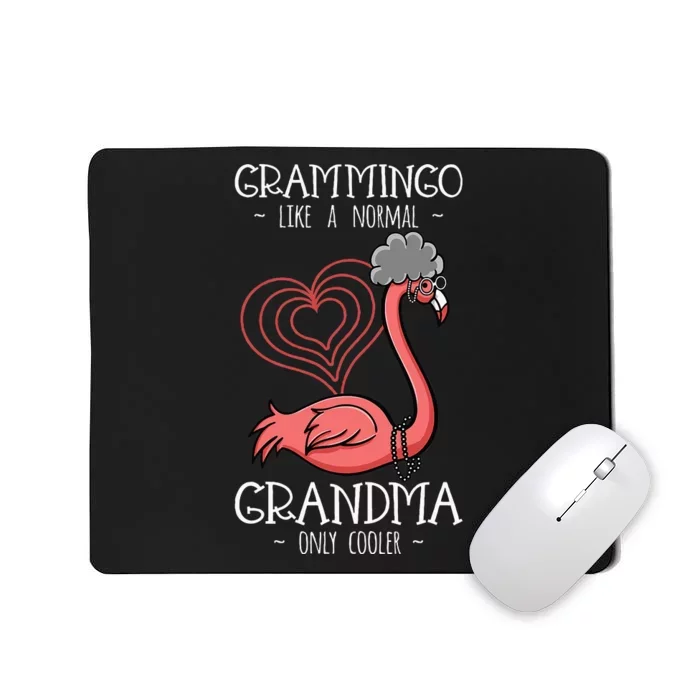 Grammingo Flamingo Lover Grandma Granny Grandmother Grandmom Mousepad