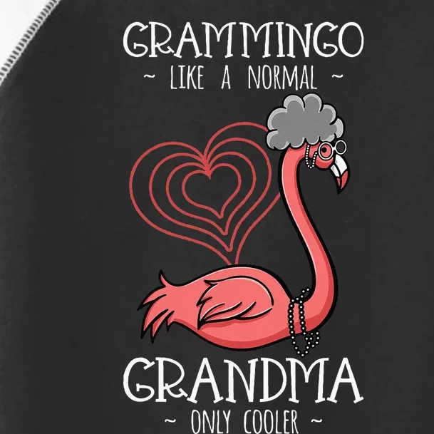 Grammingo Flamingo Lover Grandma Granny Grandmother Grandmom Toddler Fine Jersey T-Shirt