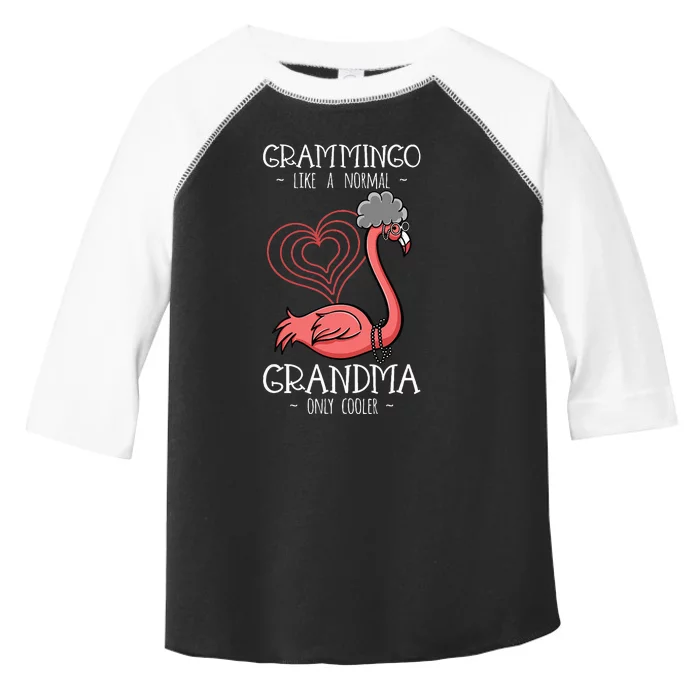 Grammingo Flamingo Lover Grandma Granny Grandmother Grandmom Toddler Fine Jersey T-Shirt