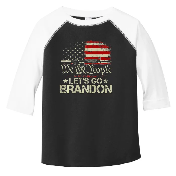 Gun Flag Lets Go Branson Brandon Lets Go Branson Toddler Fine Jersey T-Shirt